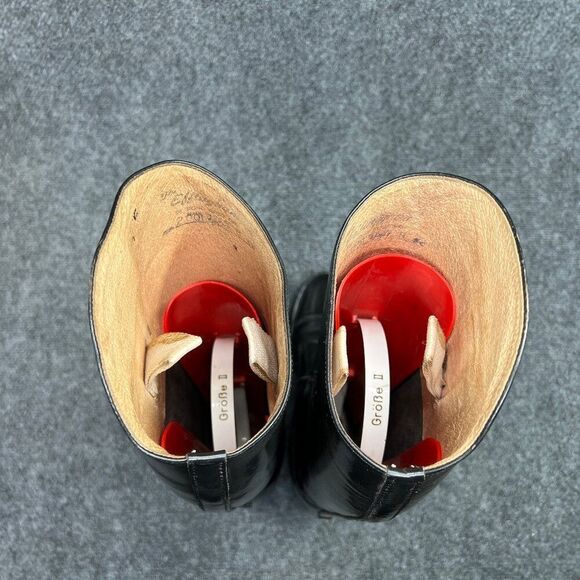 The Effingham Bond Boot Co Women's 8 Black Leather Tall Riding Lace Knee Boots - Picture 11 of 16